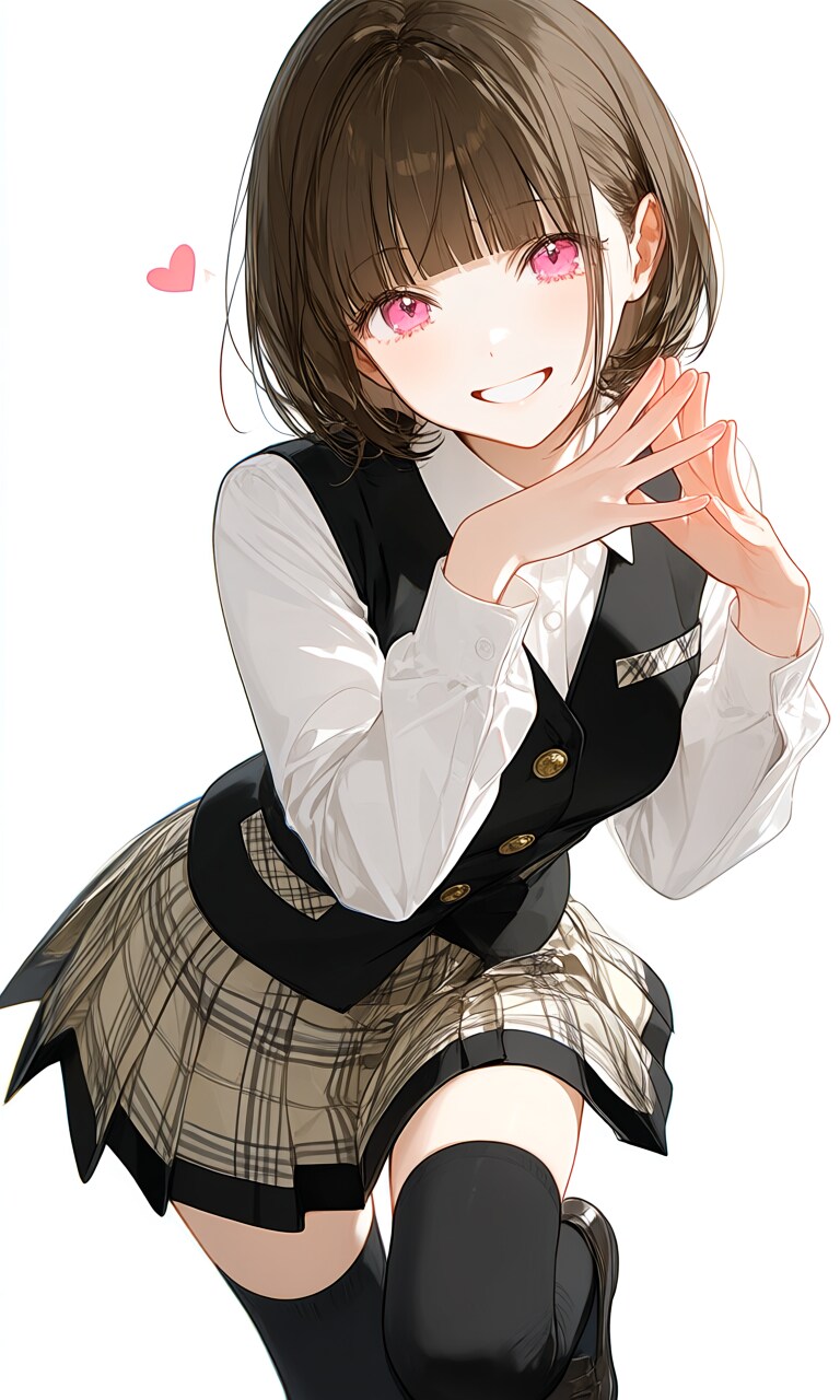 【うちの子】パチ屋アミ◯ーズ風制服 | の人気AIイラスト・グラビア