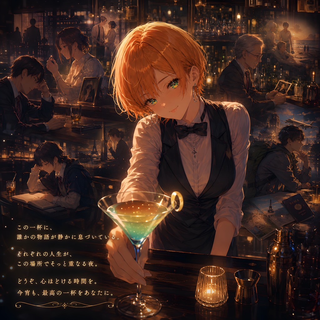 物語がグラスに満ちる夜