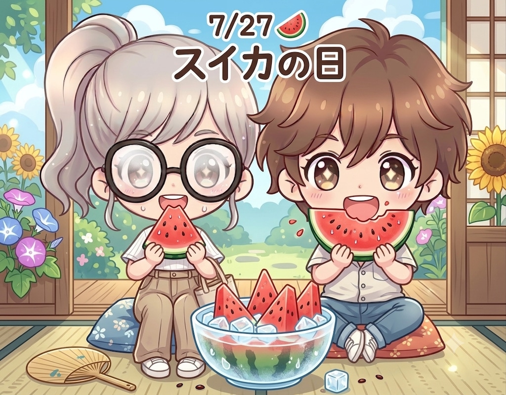 今日は「スイカの日」