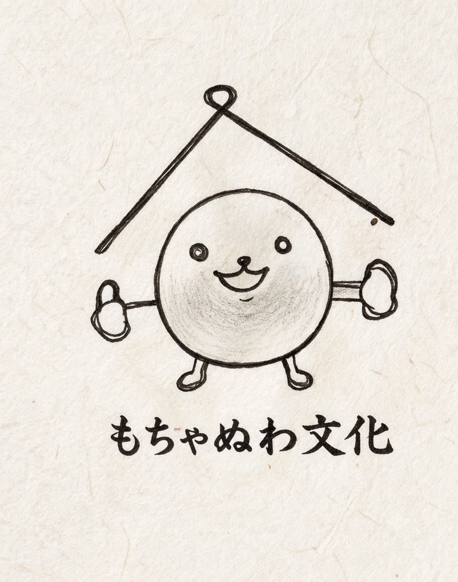 もちゃもちゃぬわぬわ村文化センターのロゴ