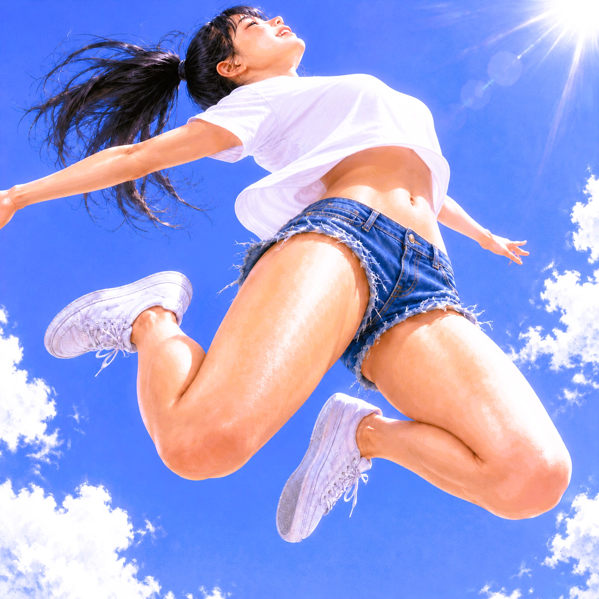 青空にジャンプ！