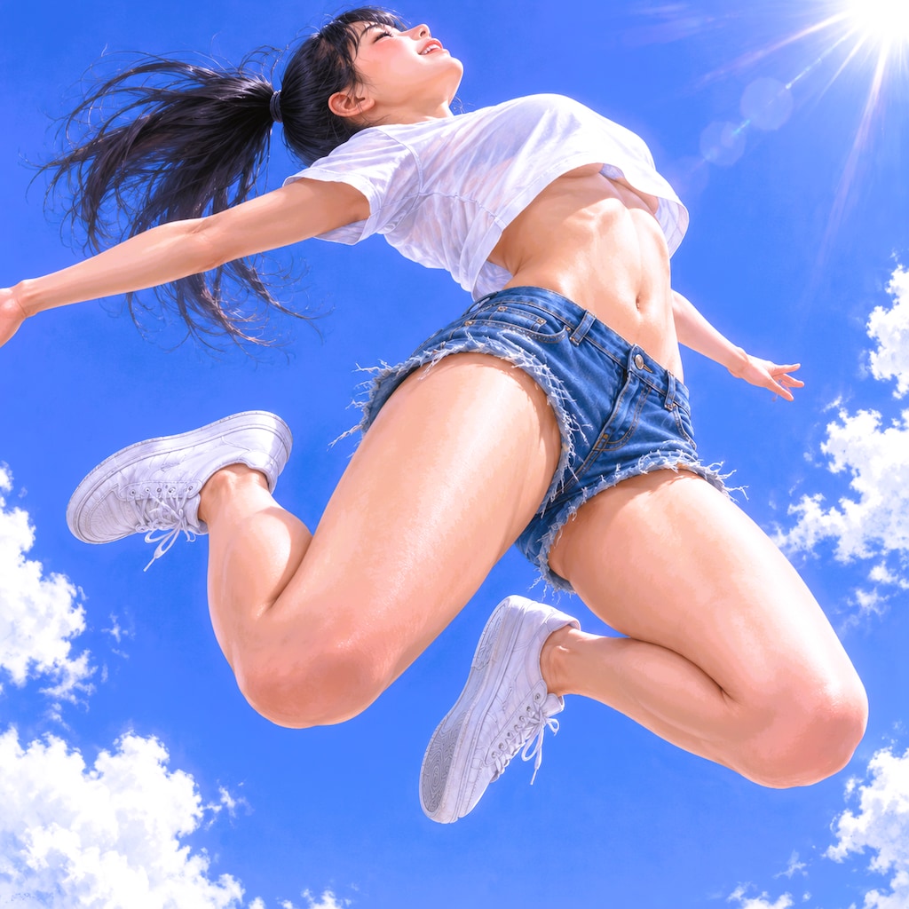 青空にジャンプ！
