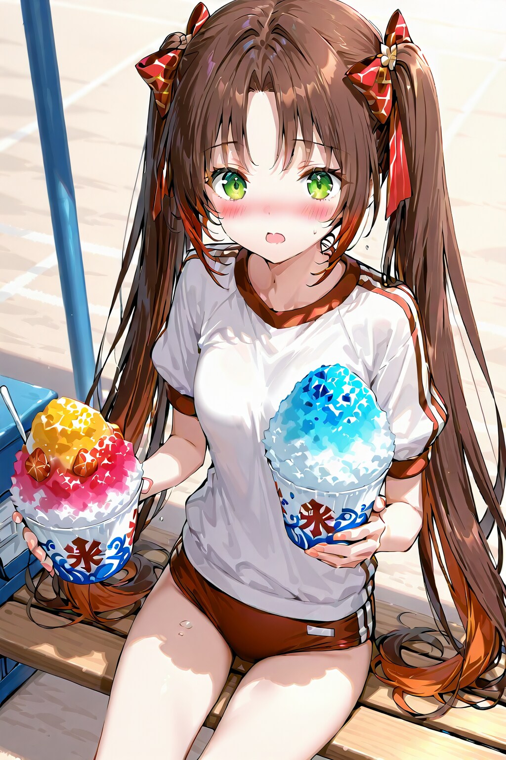 暑くて火照る夏
