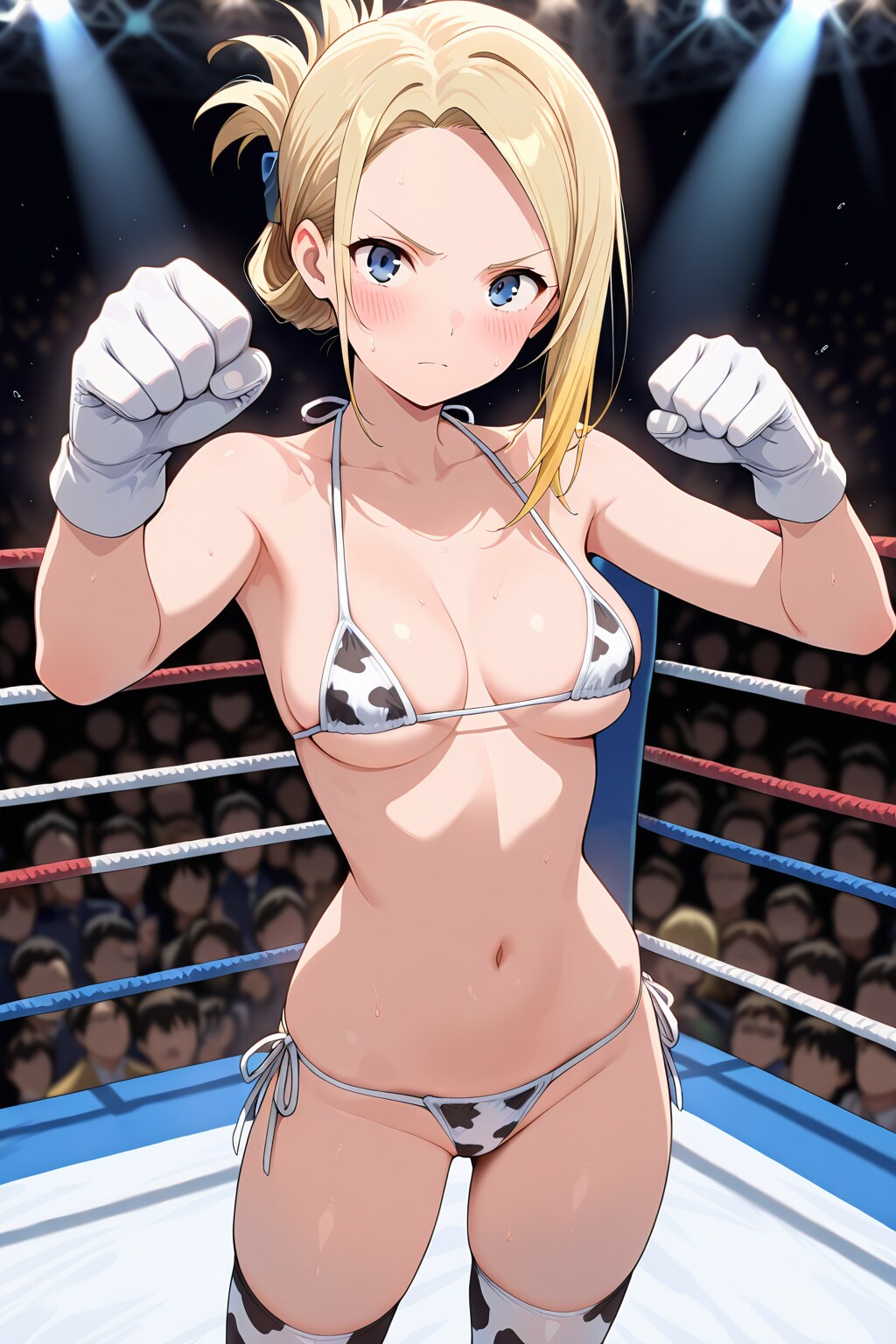 よその娘、ノア・リード 牛柄ビキニver.
