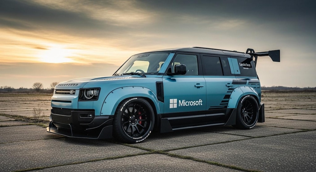 マイクロソフトランドローバーのドリ車