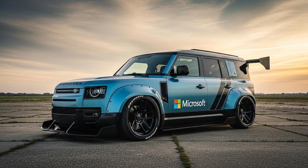 マイクロソフトランドローバーのドリ車