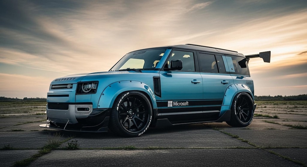 マイクロソフトランドローバーのドリ車