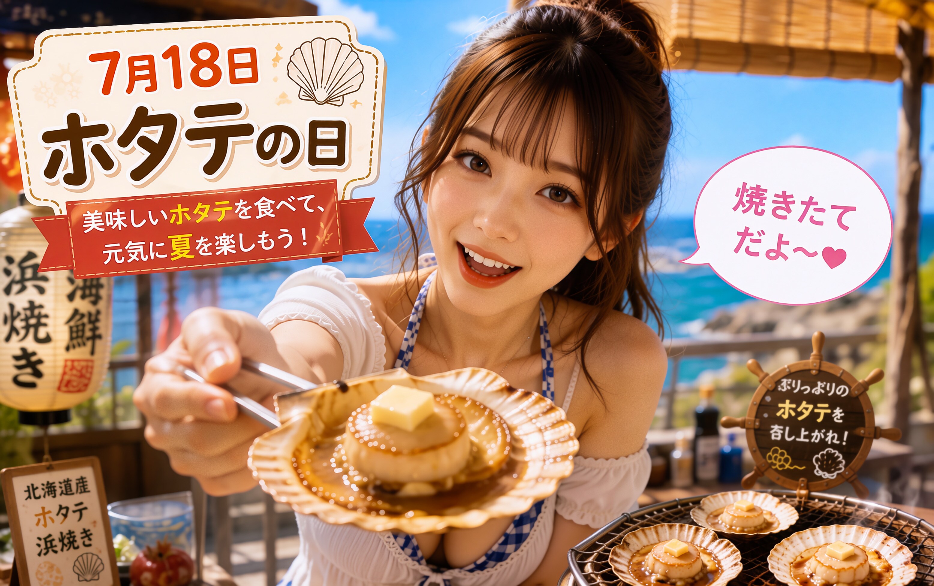 今日の１枚(7月18日)ホタテの日