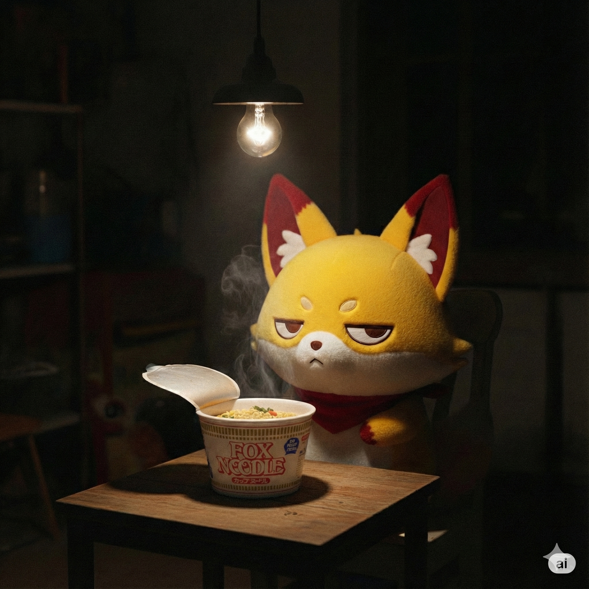 【狐独のグルメ】深夜のカップめん | の人気AIイラスト・グラビア
