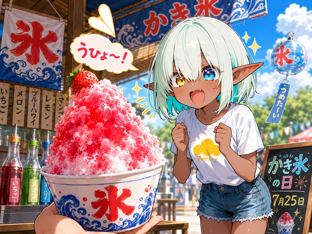 [今日は何の日 7/25] かき氷の日