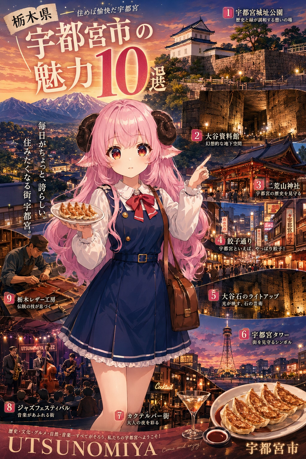 大津、宇都宮