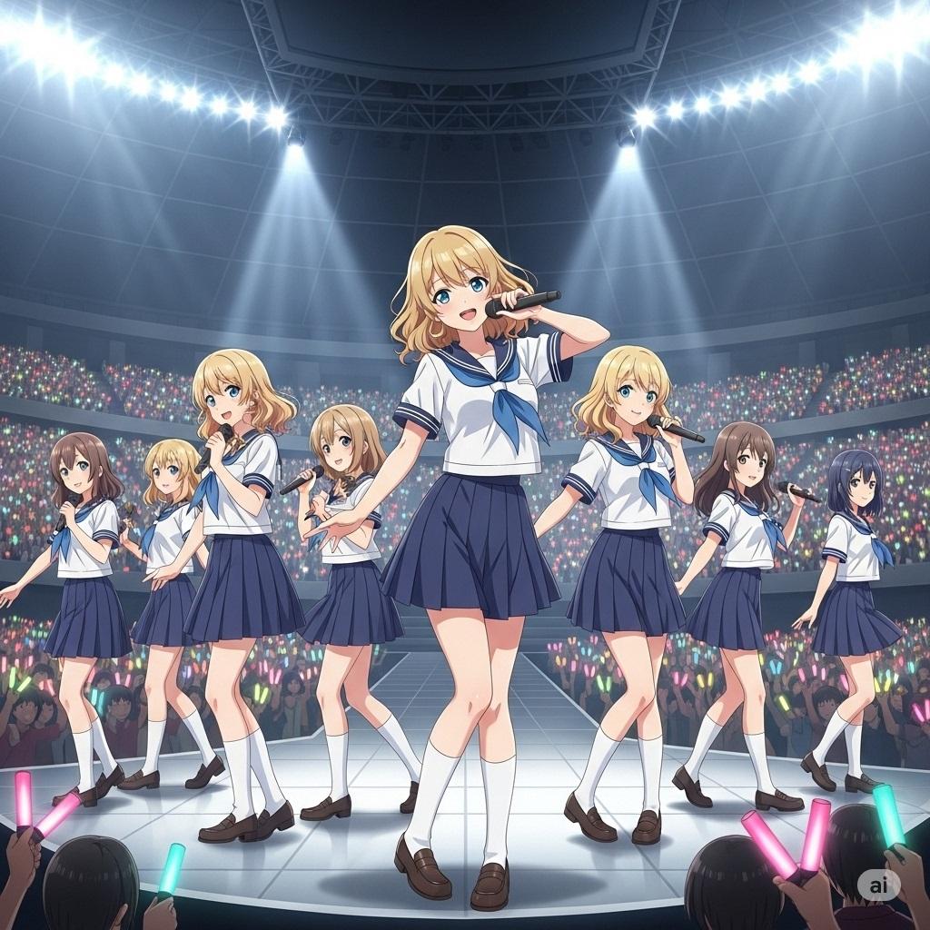 ちちぷい坂46 | の人気AIイラスト・グラビア