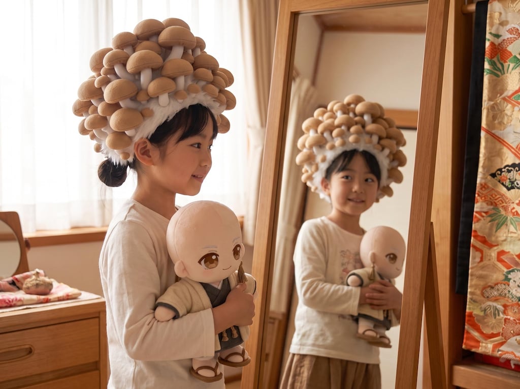 かぶってみた女の子