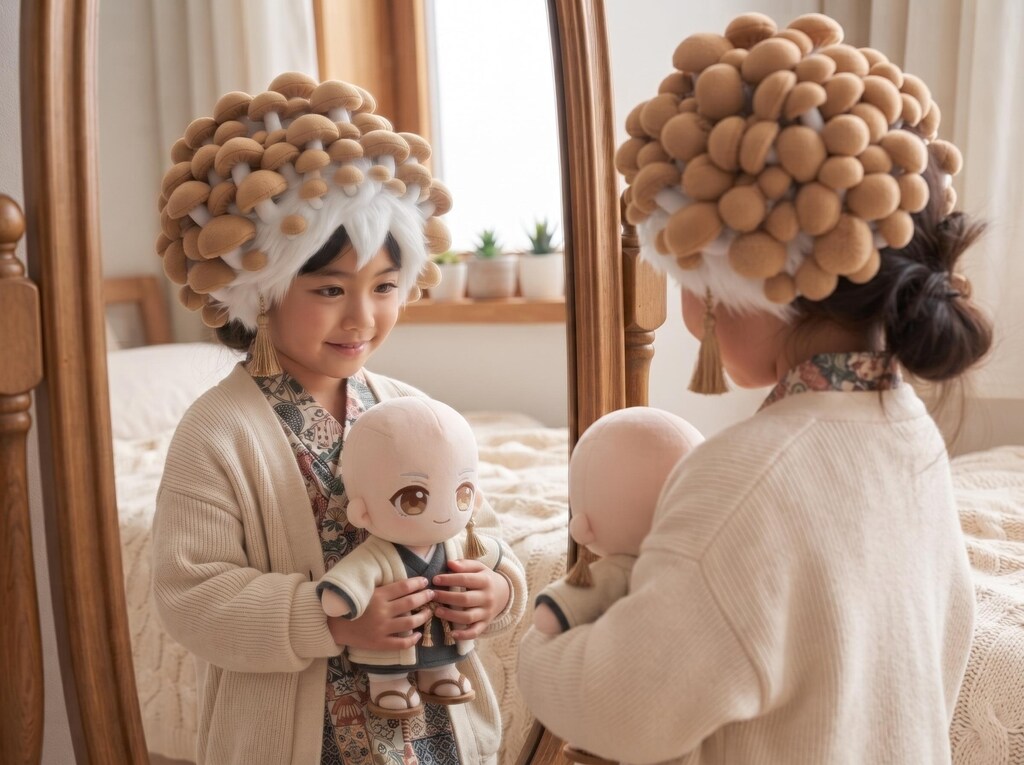 かぶってみた女の子