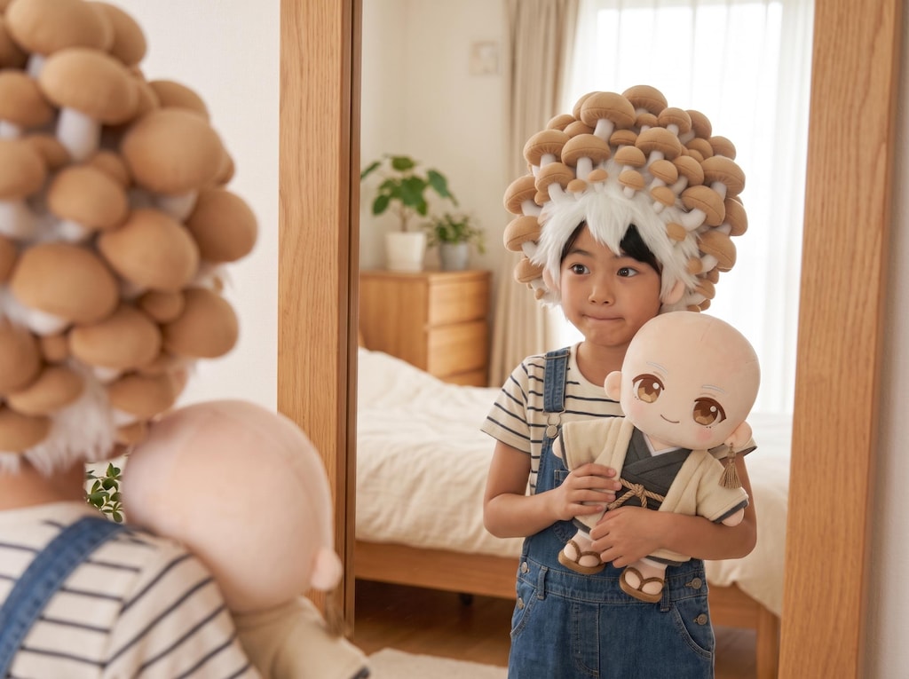 かぶってみた女の子