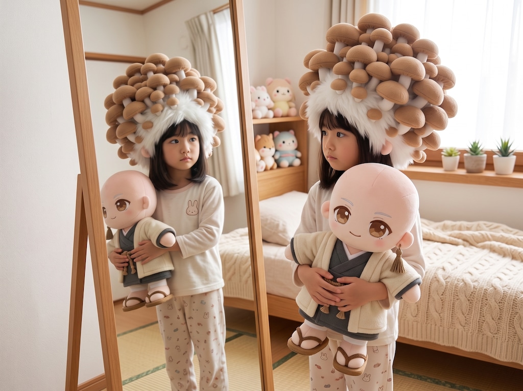 かぶってみた女の子