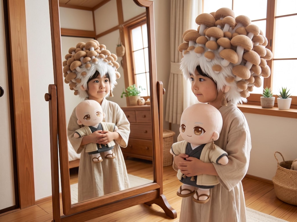 かぶってみた女の子