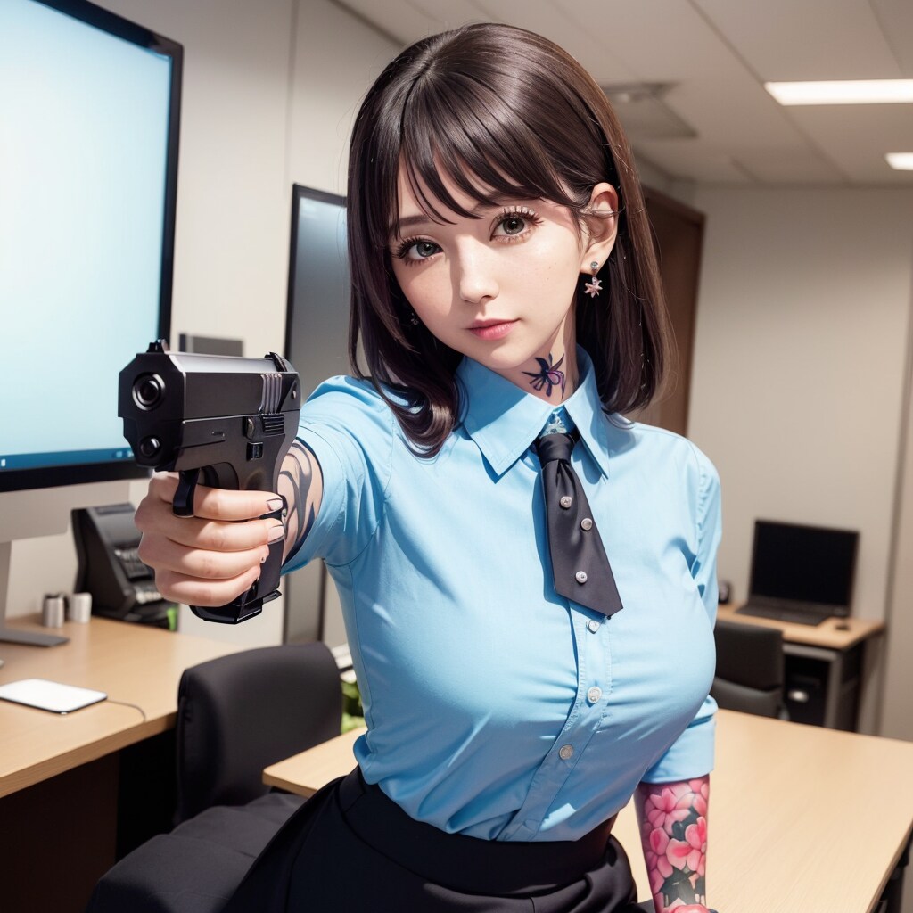 黒い金融業の姐さん秘書