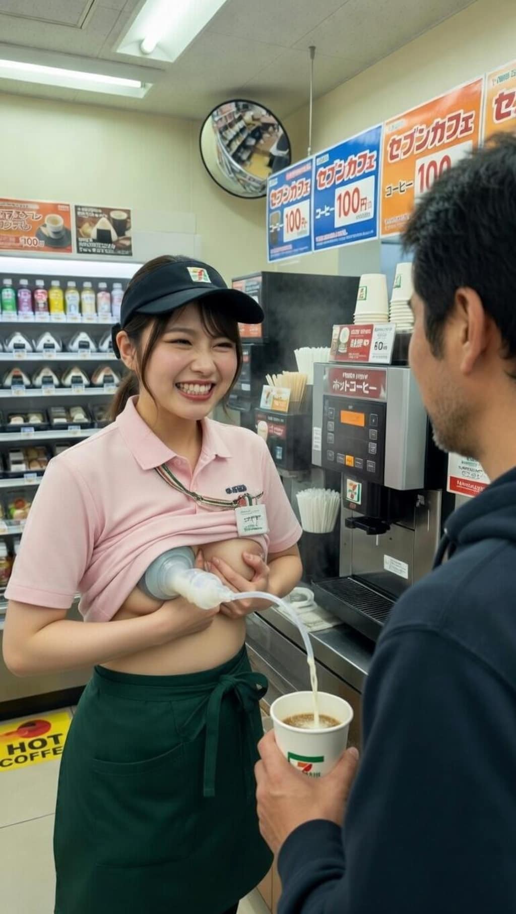 搾りたてミルクあります♡ #1