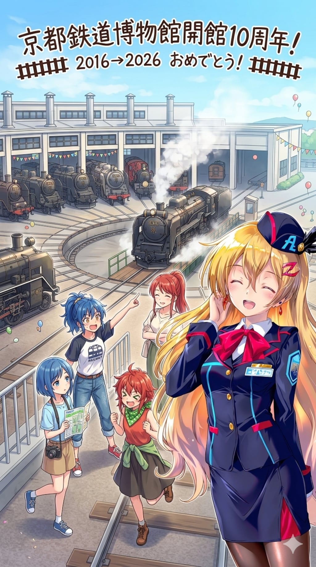 4月29日は京都鉄道博物館の開館日