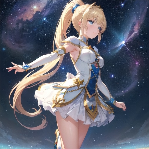 魔法少女V4Bちゃん | の人気AIイラスト・グラビア