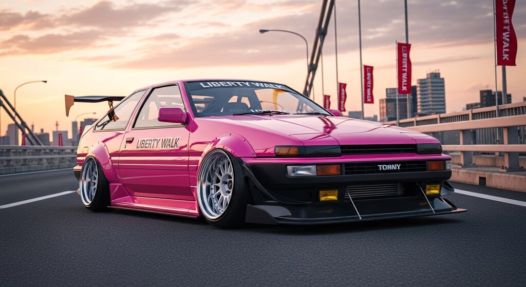リバティーウォークAE86