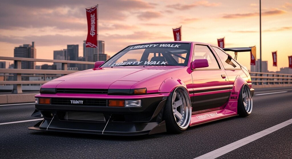 リバティーウォークAE86