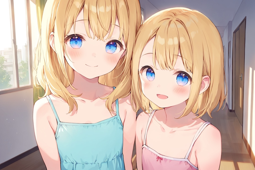 お隣さんが急な海外出張に行っている間、可愛い姉妹を預かってほしいと頼まれる