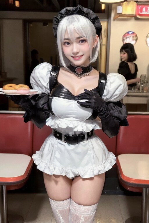 アメリカンダイナーの看板娘