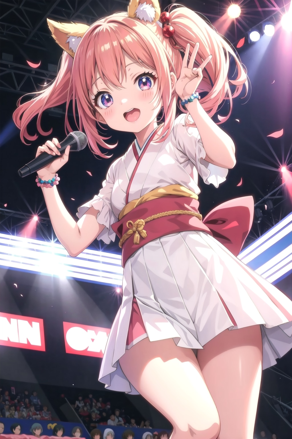 最前列のキミも楽しんでくれてるっ？