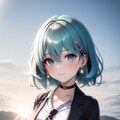 夏服, aqua , 複数のポーズ 4枚目