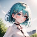 夏服, aqua , 複数のポーズ 2枚目