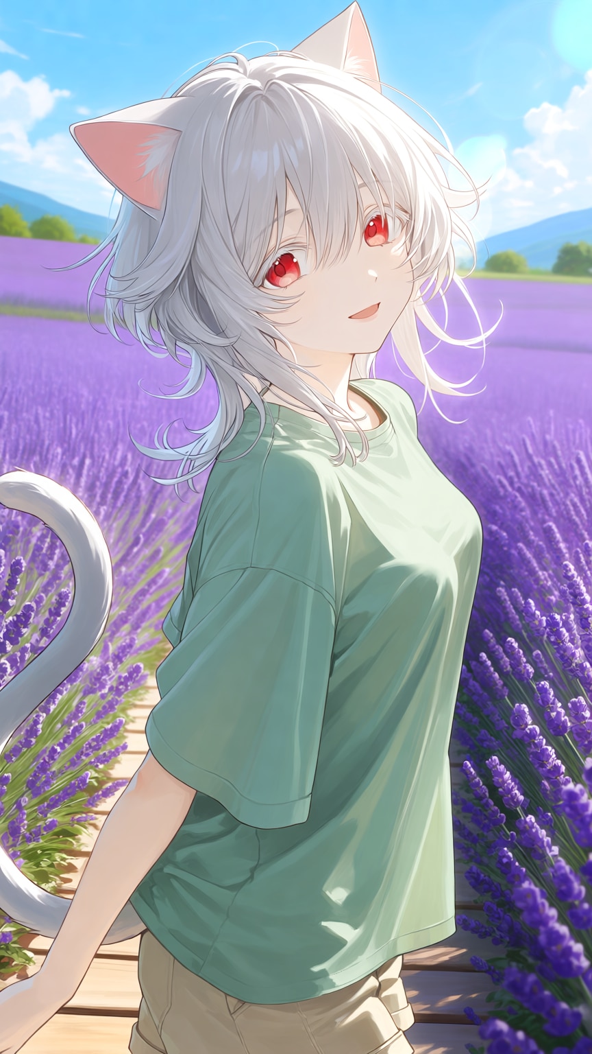 夏服ネコ耳ちゃん