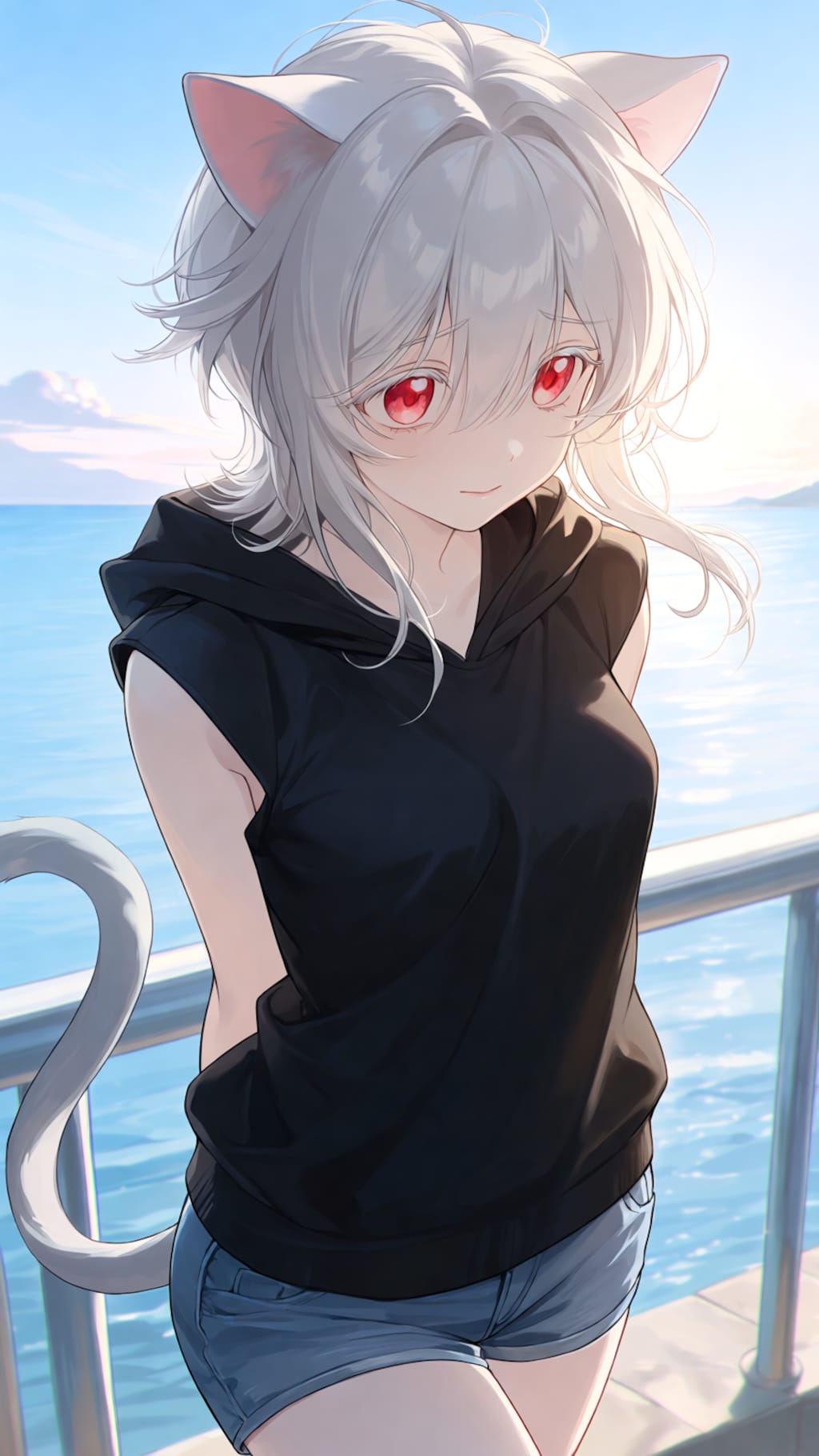 夏服ネコ耳ちゃん