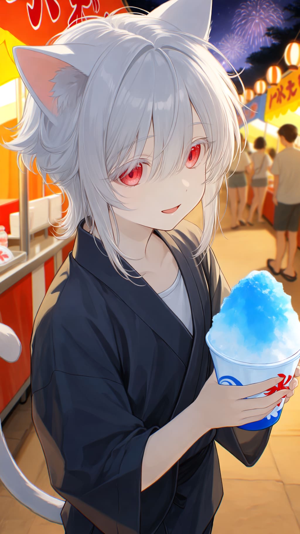夏服ネコ耳ちゃん