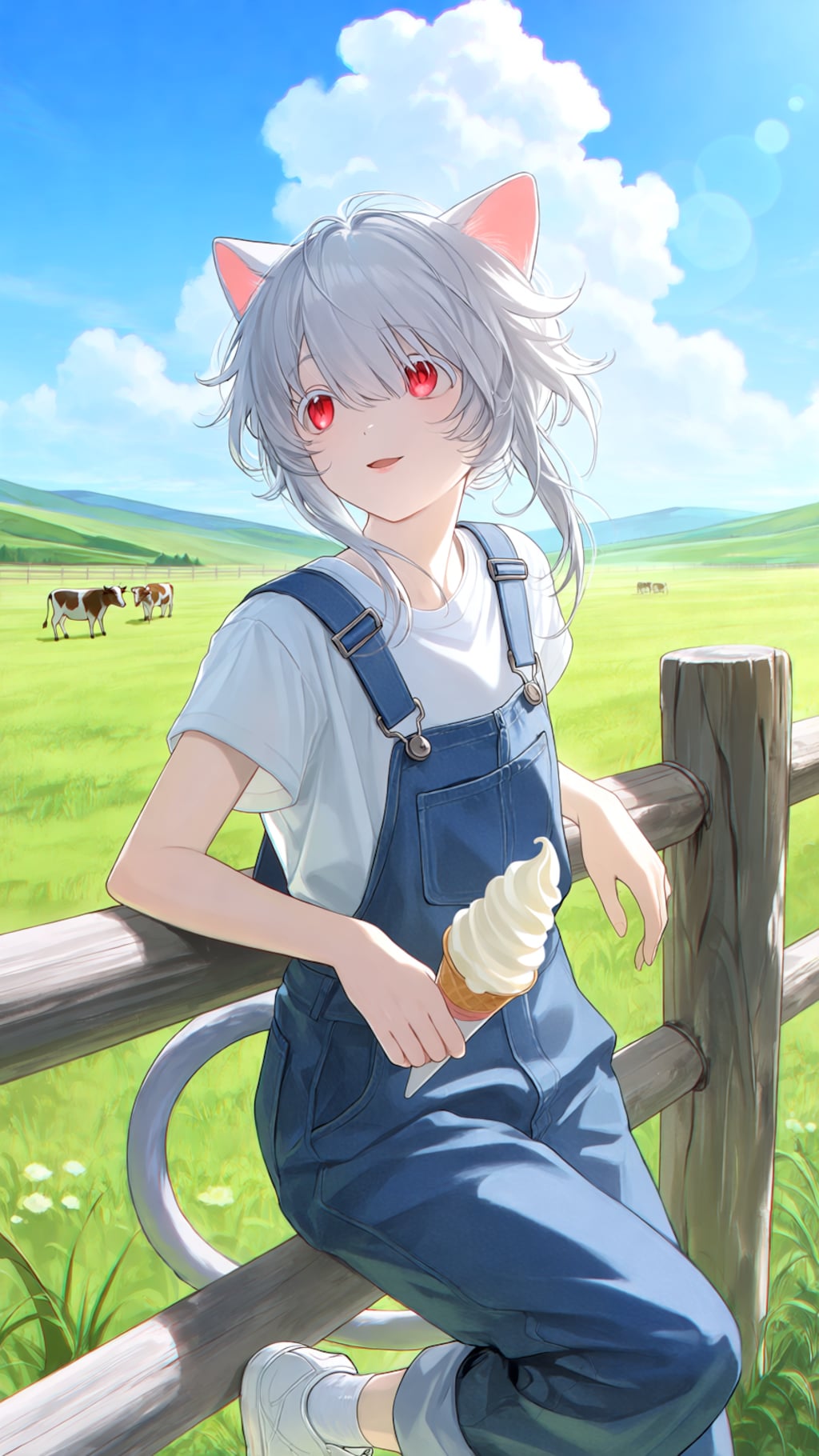 夏服ネコ耳ちゃん