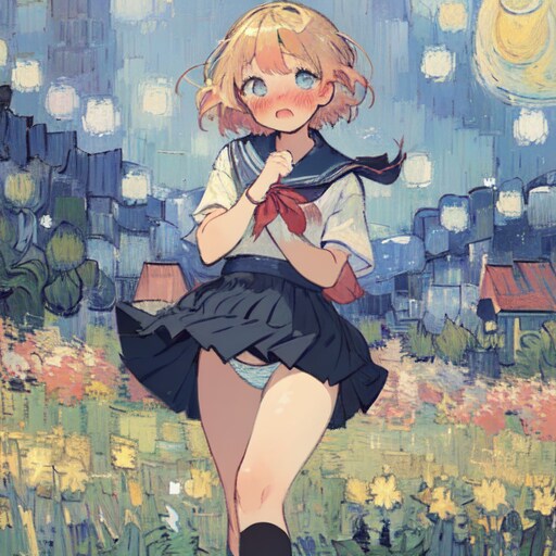 きゃっ、風がっ