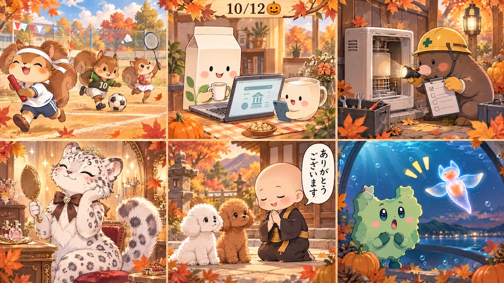10/12 何の日6つ