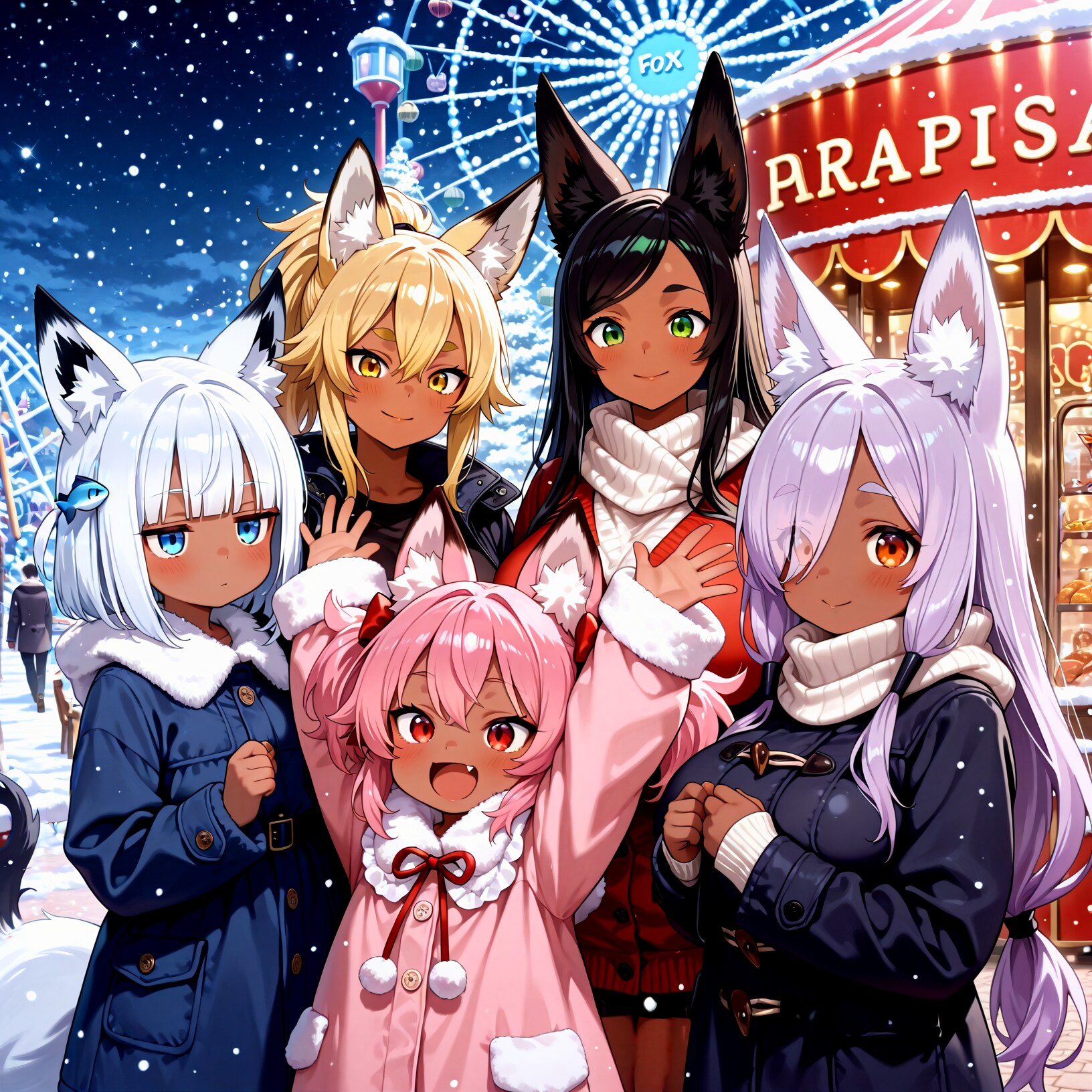 みんなでお出かけ | の人気AIイラスト・グラビア