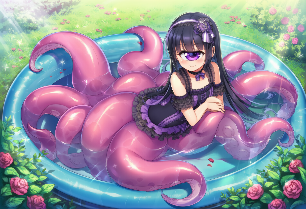 単眼スキュラ　ビニールプール