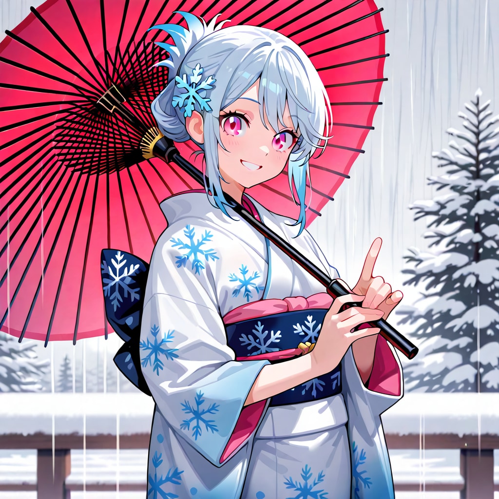 LILYモデルの鬼ちゃん、雪女さん、コブネちゃん