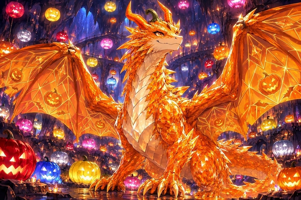 出会えたらハッピー？ハロウィンドラゴン