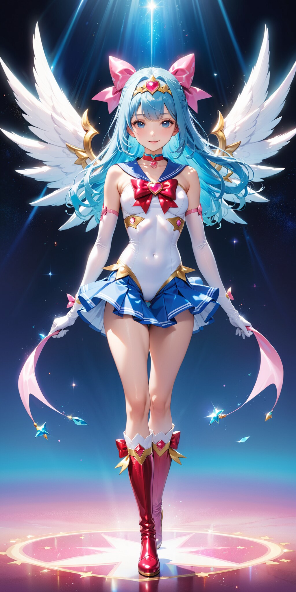 魔法少女（青）