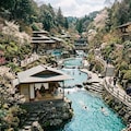 流水プールのある茶道空間 12枚目