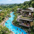 流水プールのある茶道空間 5枚目