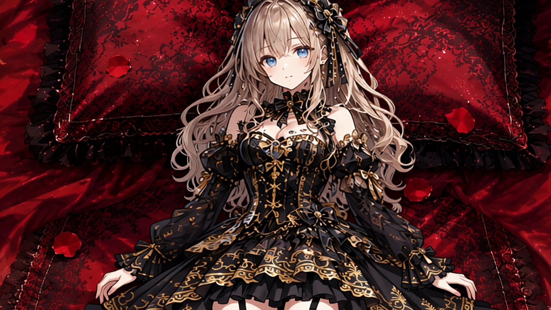 金髪少女とドレス　その3