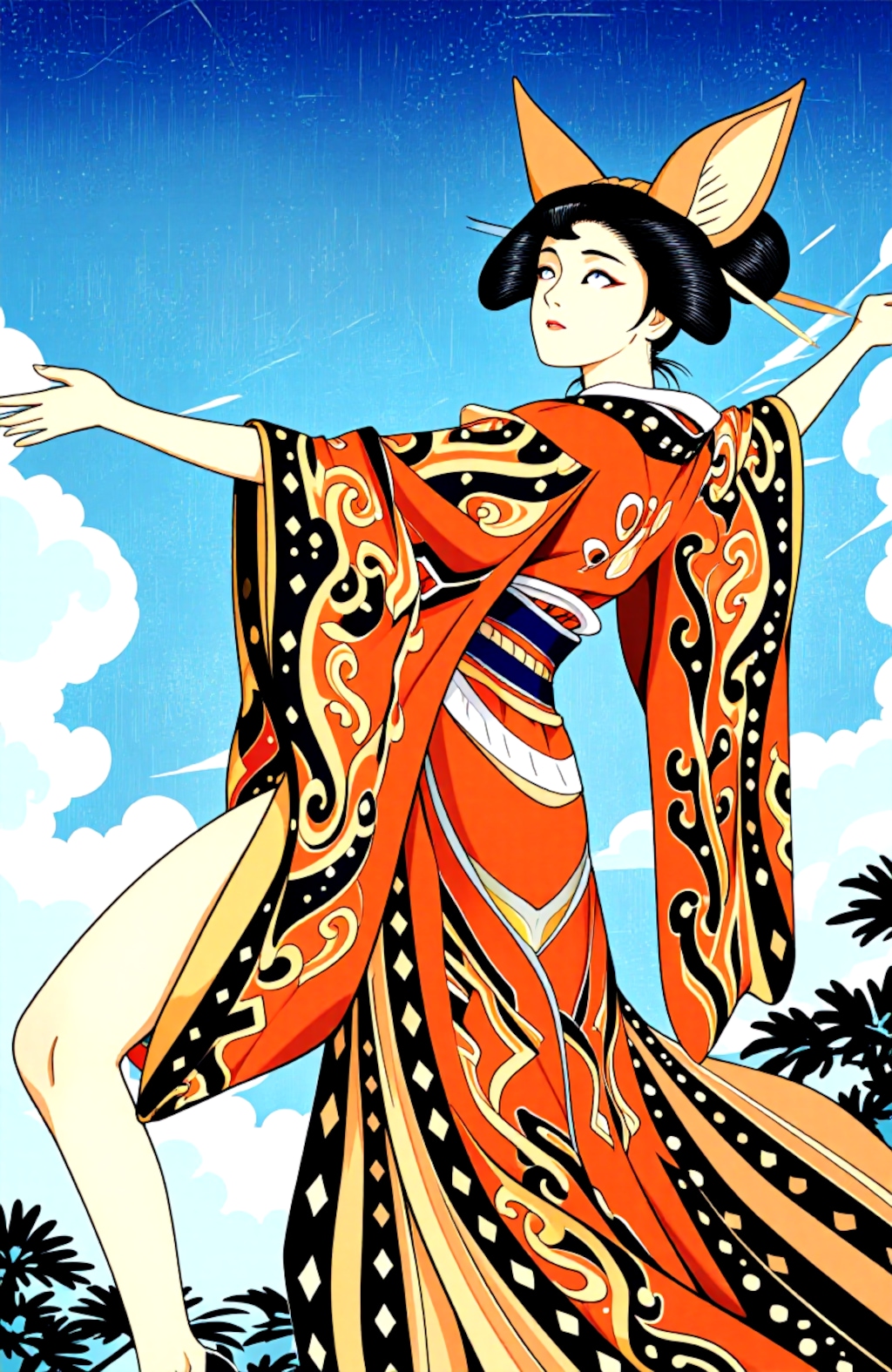 5.「う」→「浮世絵」鴨黎瑠