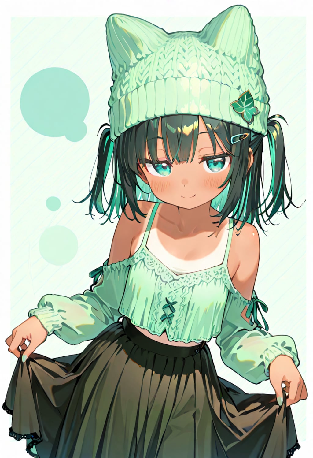 チョコでミントなジト目