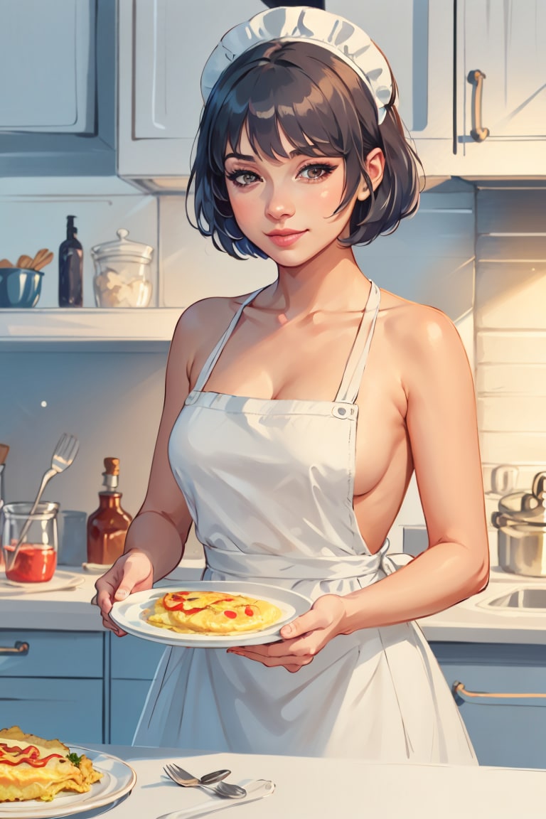 どれがいい？オムレツか、私か？