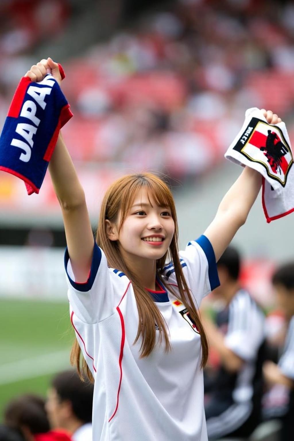 サッカー日本代表を応援しています　フォト版
